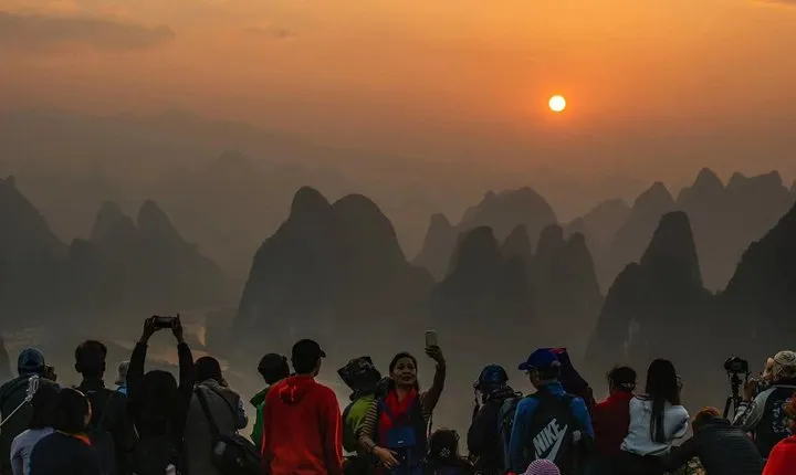 Half-Day Yangshuo Xianggong Mountain Sunrise Private Tour from GUILIN hotel