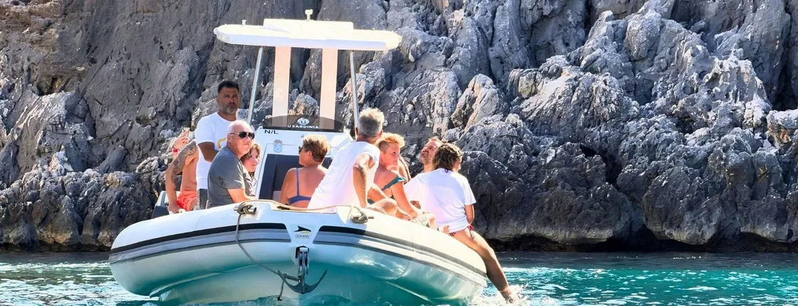 Dinghy Tour Exploring Gulf of Orosei from Arbatax Port