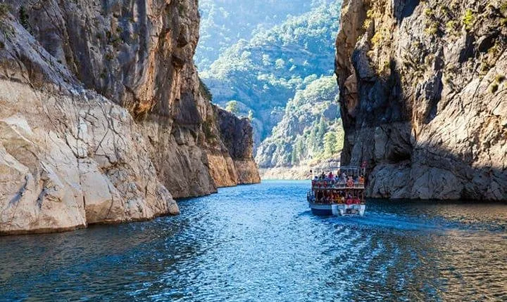 5-Hour Boat Tour in Green Canyon (From Side, Belek, Alanya)