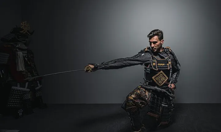 Movie and Photo Shoot Experience with Samurai Armor in Kyoto