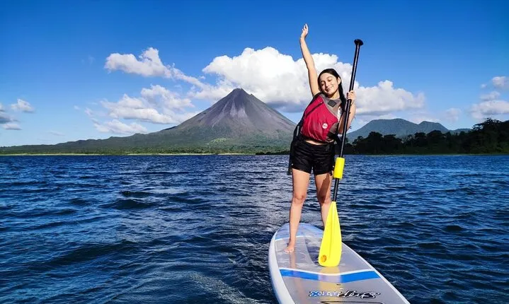Stand Up Paddling on Lake Arenal