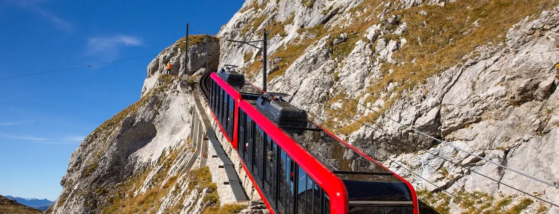 Mount Pilatus Train and Cable Car Ticket from Alpnachstad or Kriens