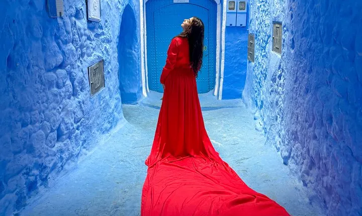 Photographer in Chefchaouen