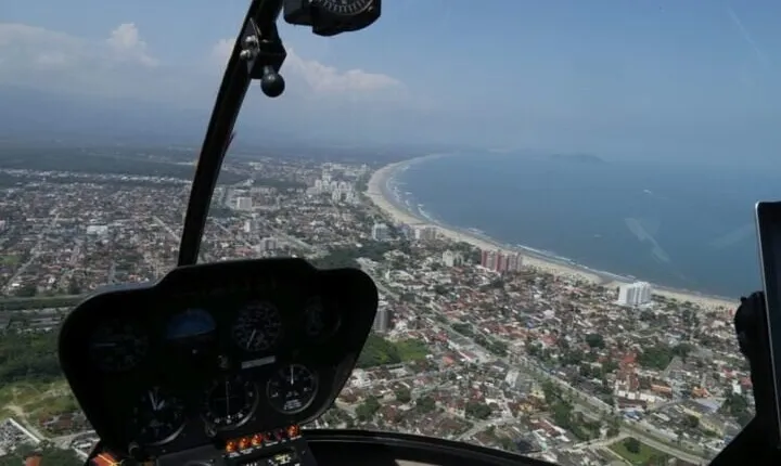 Private Helicopter Tour With Romantic Lunch At The Beach Town Of Guarujá