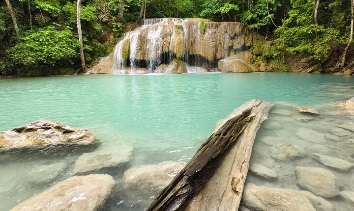 Kanchanaburi Tour Erawan Waterfall Temples and Giant Rain Tree