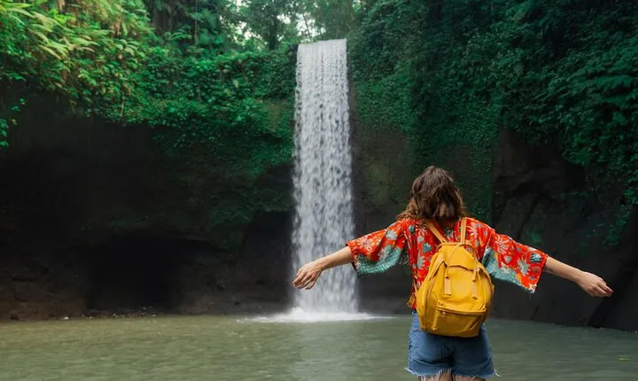Ubud : Waterfalls, Water Temple & Rice Terraces Private Tour 