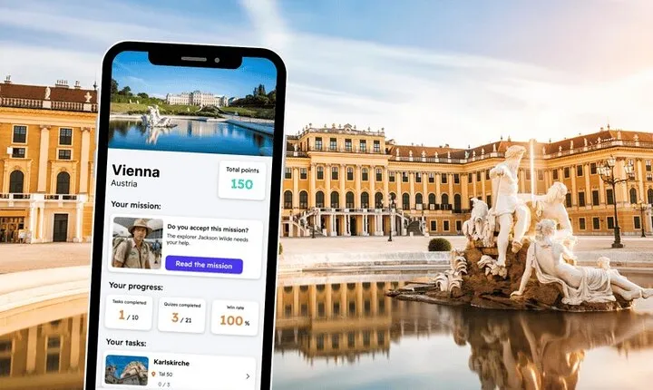 Vienna Exploration Private Game and City Tour on your Phone