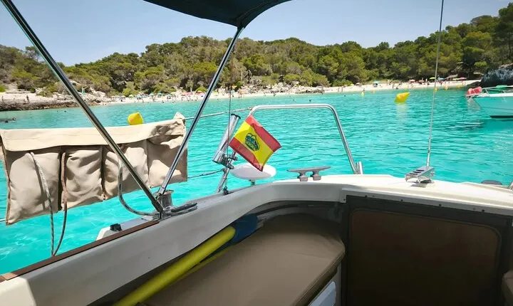 Menorca Coves in 2 Hours Private Express Boat Tour