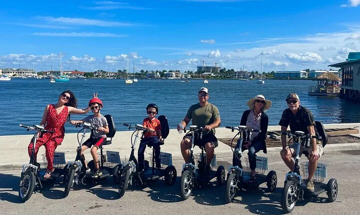 Naples Florida Guided Electric Trike Tour - All Ages Family Fun