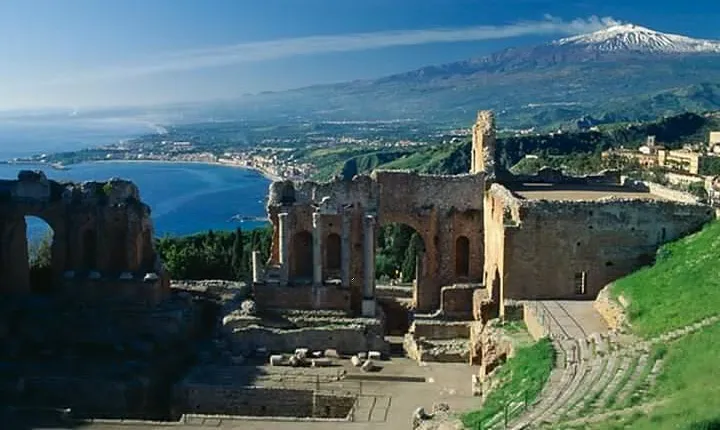 Full Day Taormina and Castelmola Tour with Messina Shore Excursion