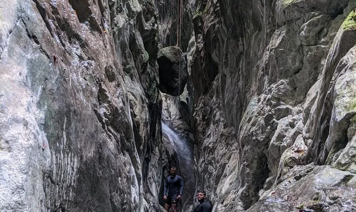 Hiking Tabernacle Thundering Waterfall in Dominican Republic