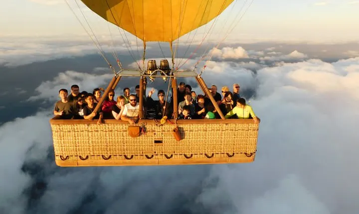 Springbrook, Natural Arch & Numinbah Valley + Hot Air Balloon with Breakfast 