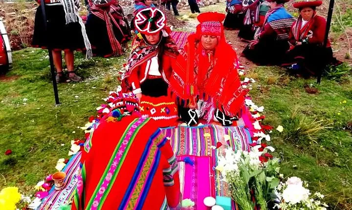 Inca marriage in Machu Picchu