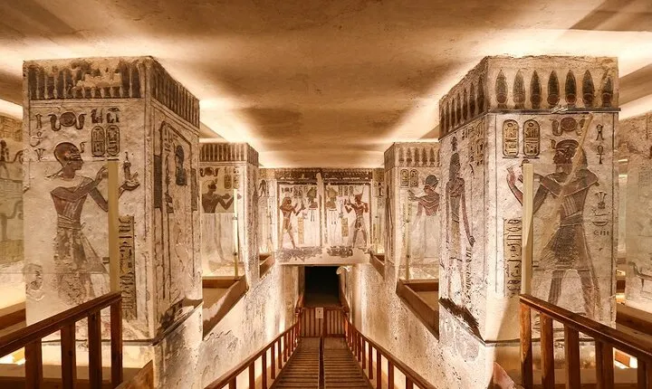 Half Day in Luxor Valley of the Kings,Temple of Hatshepsut,Memnon