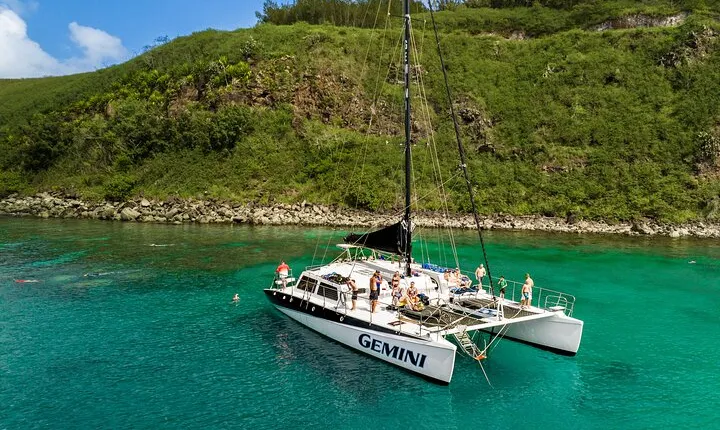 Snorkel Sail Adventure off Ka'anapali Beach, Maui