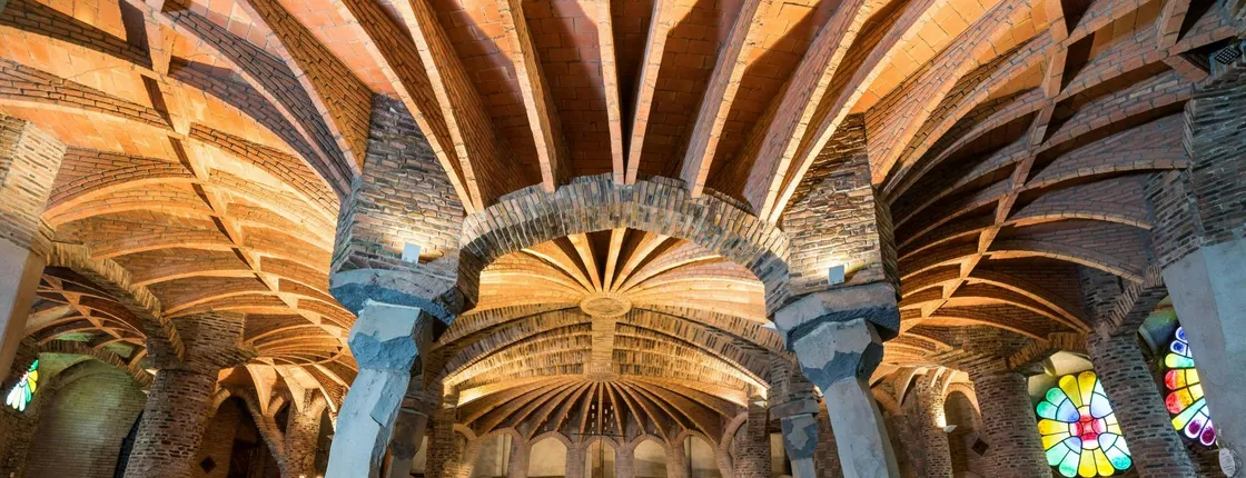 Gaudí Crypt in Colonia Güell entrance tickets with audioguide