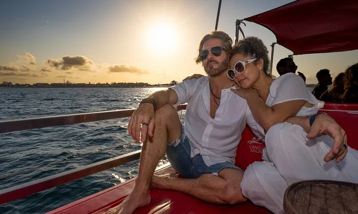 Private Sunset Catamaran Sailing The Cancun Coastline W/Open Bar