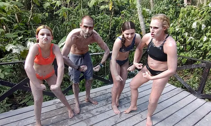 Borinquen one day tour (zip line- horses- hot springs)