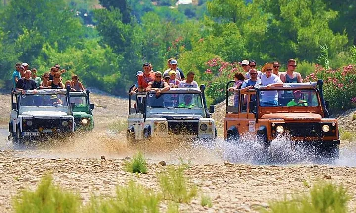 Alanya Jeep Safari with Dim River Lunch and Dim Cave