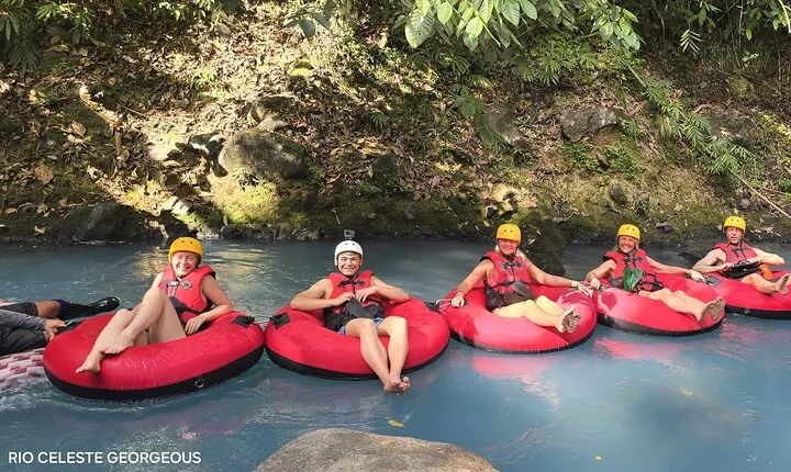 Tubing in Rio Celeste