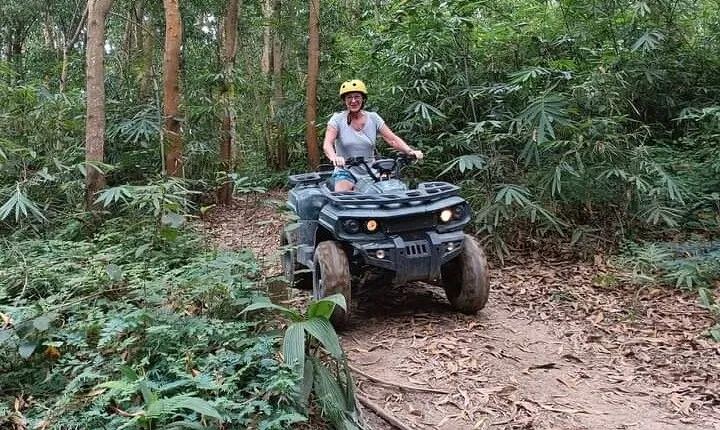 Private Tour To Kong Forest Included ATV and Flying Zipline Activity