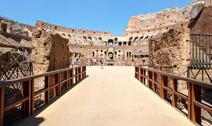 Colosseum Only Arena Floor Guided tour Access Foro&Palatine Hill.