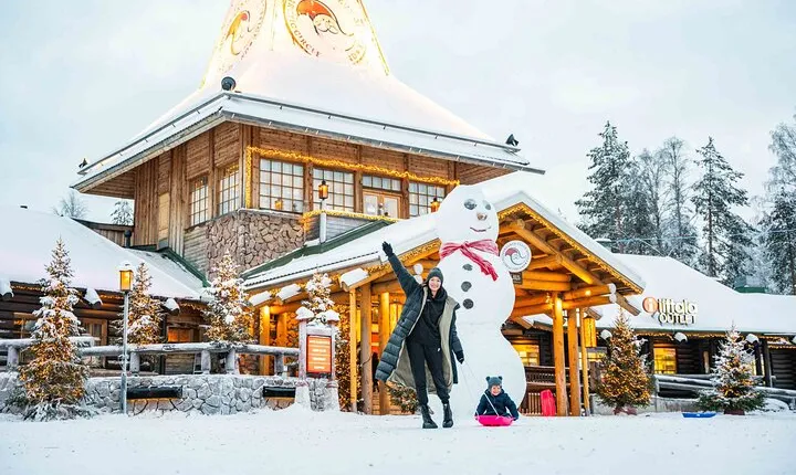 Photoshoot in Santa Claus Village