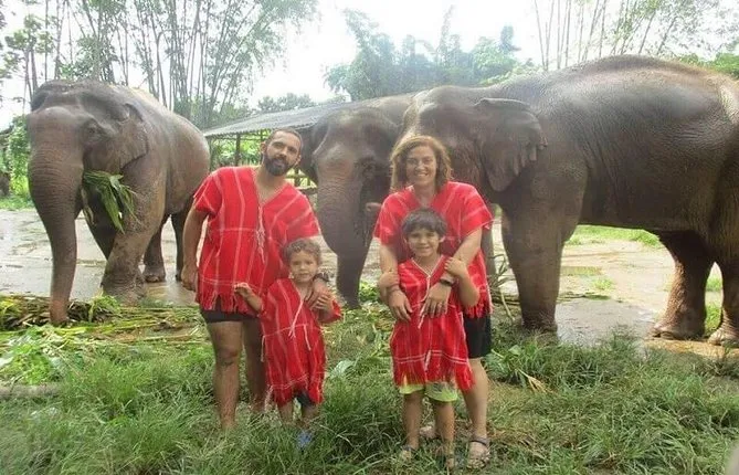 Elephant Care at Bamboo Elephant Family Care from Chiang Mai