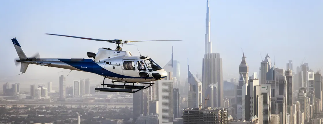 12-minute helicopter tour over Dubai