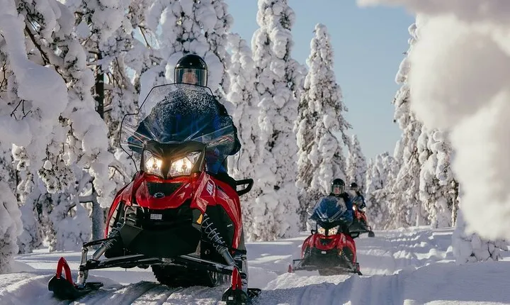 Thrill of Snowmobiling for Adults Only