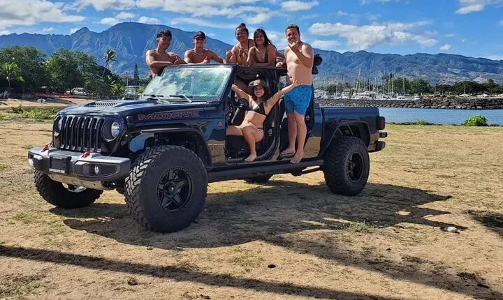 Northshore ocean adventure and circle islandJeep Tour- Guaranteed to see turtles