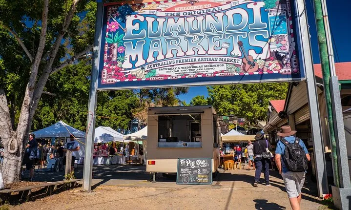 Eumundi Markets Bus Transfer from Noosa, Noosaville & Mooloolaba