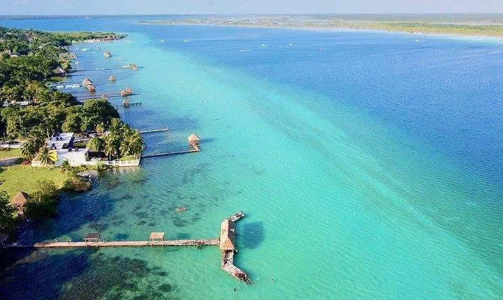 Live the best adventure in Bacalar lagoon in a comfortable Pontoon from Tulum