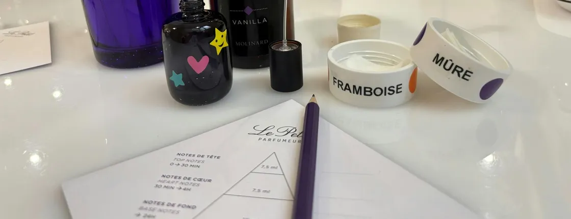 Le Petit Parfumeur kids workshop at Molinard Parfums in Grasse city
