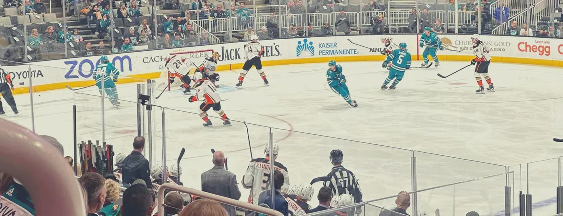 San Jose Sharks NHL game ticket at SAP Center