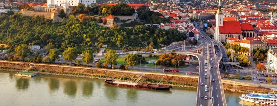 Bratislava from Vienna by bus
