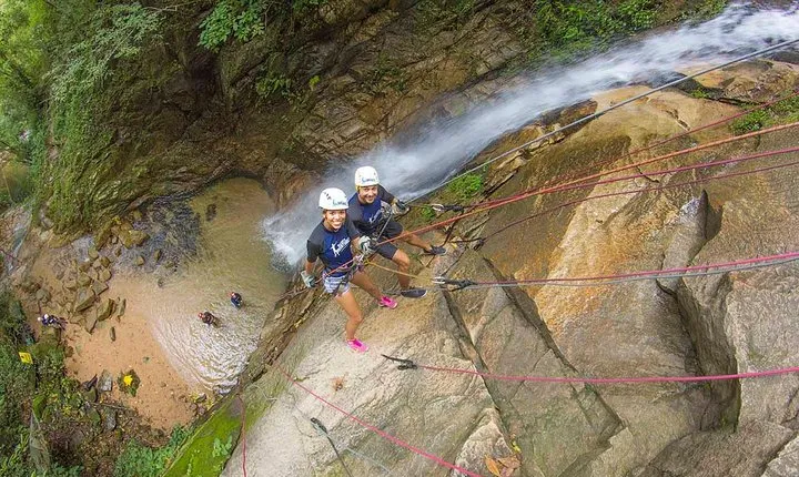 Rainforest Ziplining, Waterfalls & Speed boat in Puerto Vallarta
