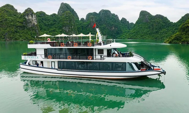 Pamela Luxury 5-Star Day Cruise: Explore Halong Bay with Lunch