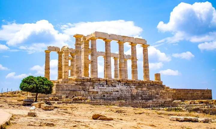Temple of Poseidon and Cape Sounion Half Day Afternoon Tour