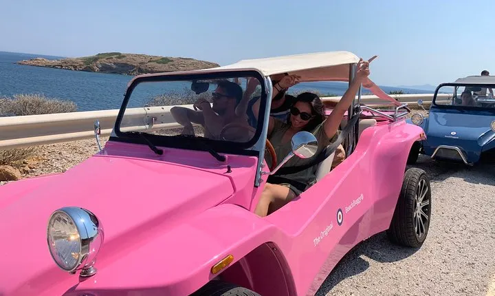 Buggy Tour in Ancient Ruins and Temples around Athens-SOUNIO Poseidon Temple