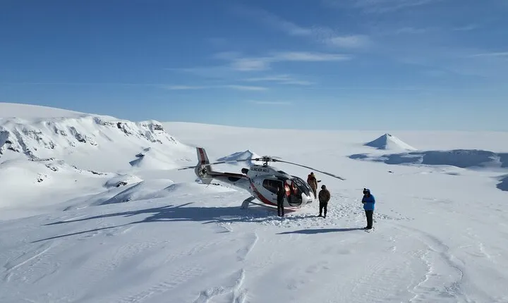 Golden Circle & Glacier Landing Helicopter Experience