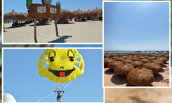 Unforgettable Hula Hula Island Trip, Parasailing & Lunch-Hurghada