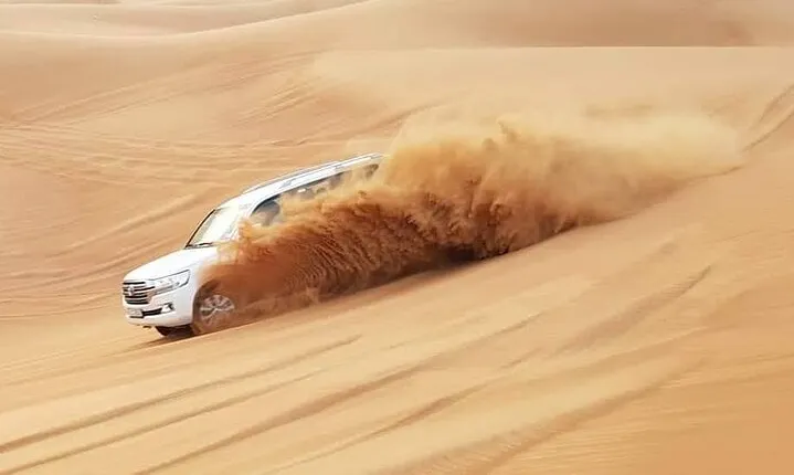 Dubai Desert Safari Tour Hotel Transfer, Camel Ride & BBQ Dinner