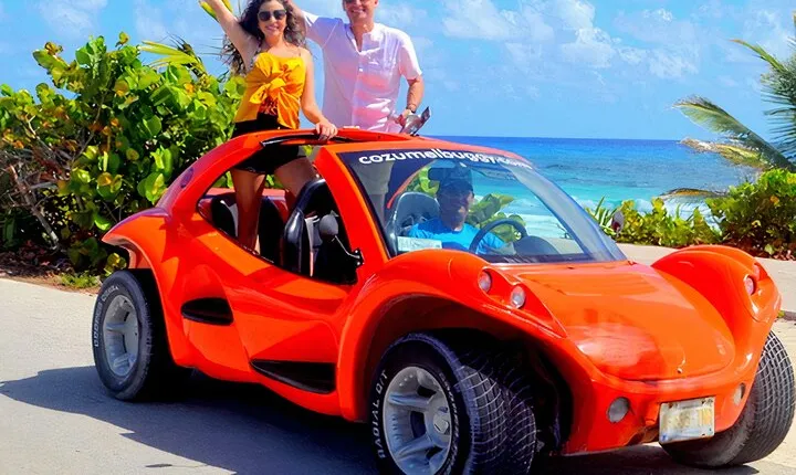 Amazing Cozumel Buggy Adventure with Snorkeling Tequila and More