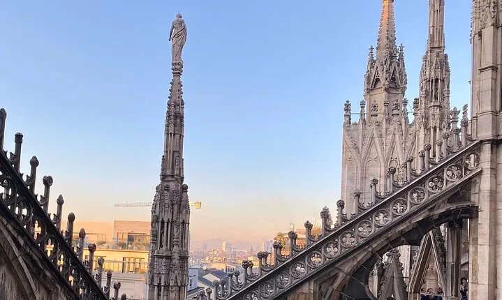 Duomo Cathedral Rooftop and Optional HopOn HopOff Ticket in Milan