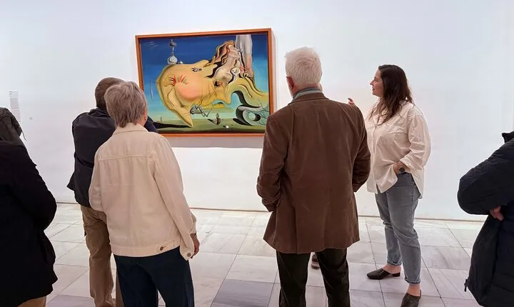 Reina Sofía Private Tour With Toast on a Terrace