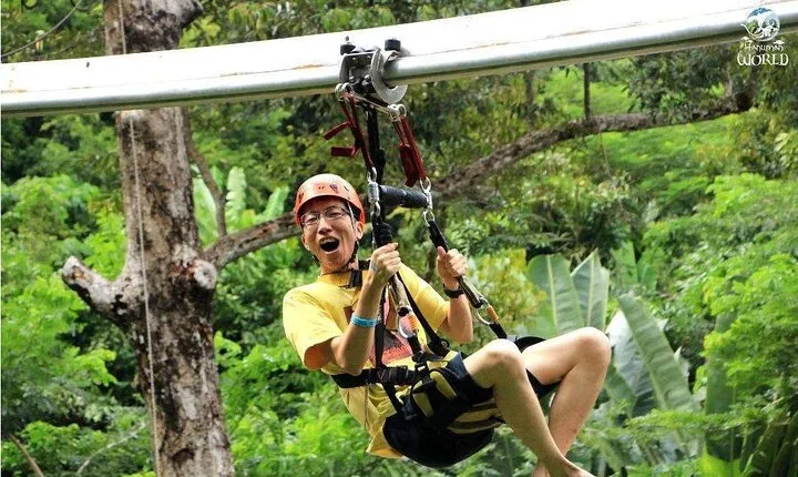 Zipline Adventure at Hanuman World in Phuket with Skywalk