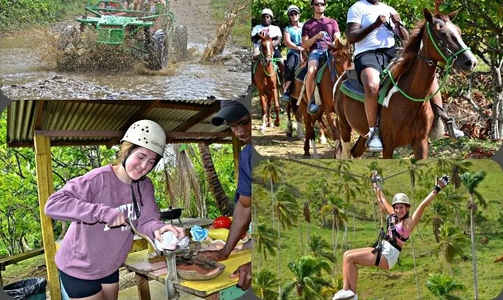 4 in 1 tours Full Day Safari, Zipline, Buggies and Horse Riding