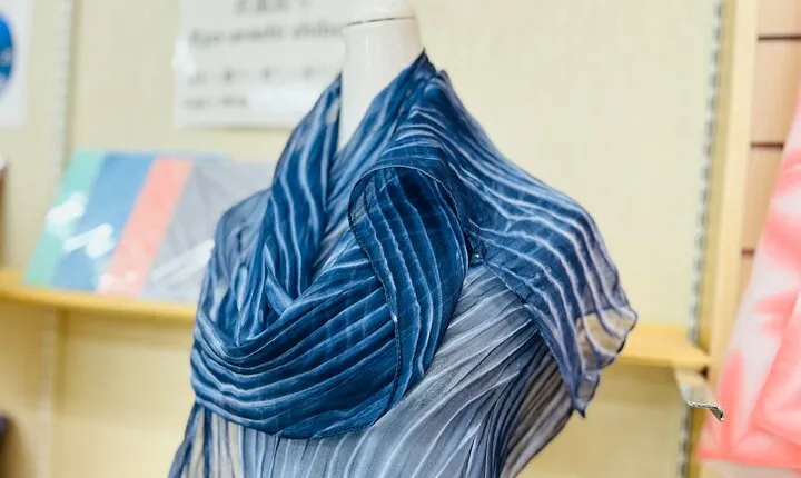 Kyo-arashi Shibori Scarf Class