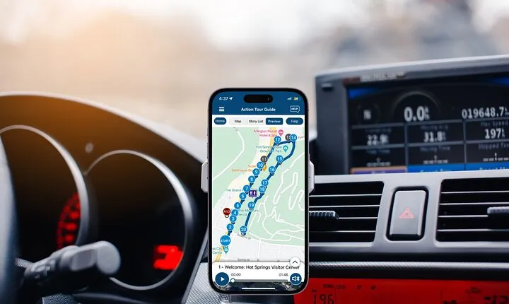 Hot Springs NP Self Guided Driving and Walking Audio Tour